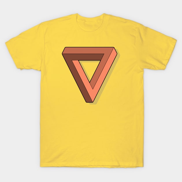 Endless Triangle T-Shirt by MrJoke